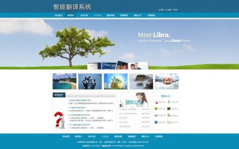 大气集团网站模板_网站模板设置