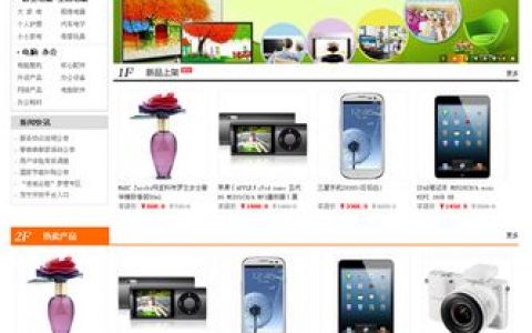 ecshop批发网站模板_网站模板设置
