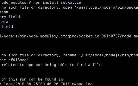 服务器 客户端socket_日志提示“no socket interface found