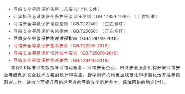 等保测评2.0标准试行稿_工作说明书