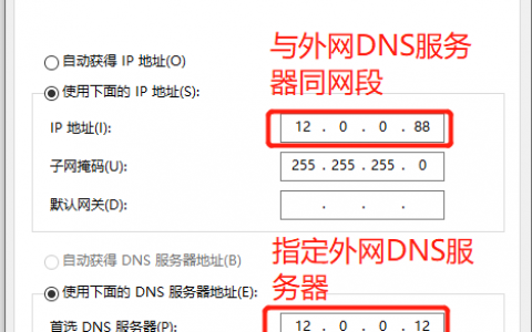 dns服务器反向查询配置_配置DNS