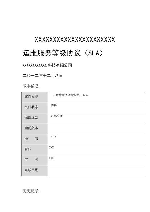服务等级协议_服务等级协议