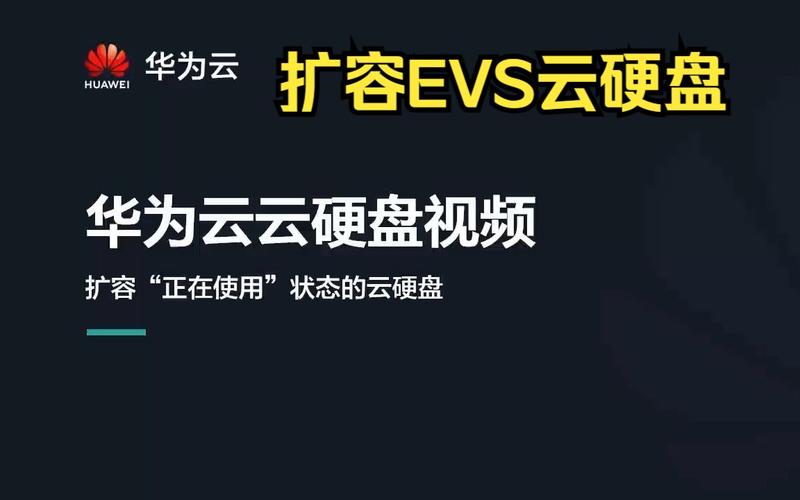 evs云磁盘_EVS集群磁盘扩容