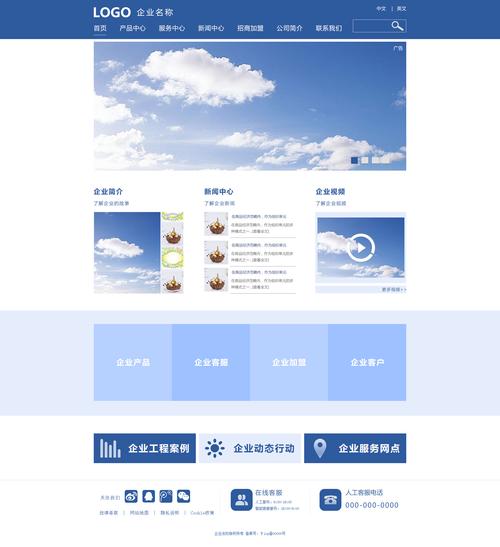 广告页面模板网站_网站模板设置