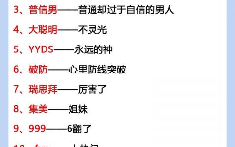 国外流行的网络应用_网络流行语