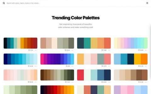 国外网站配色_使用咨询