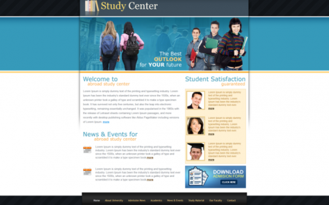 国外学校网站模板_网站模板设置