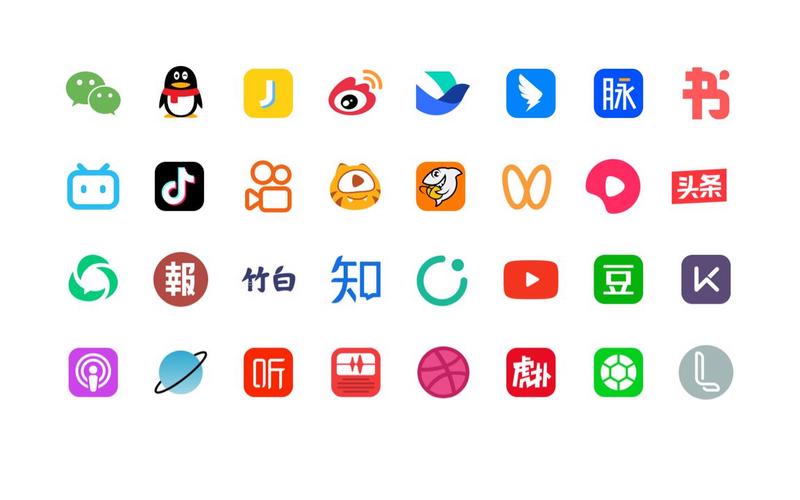 国内社交网络图标_社交帐号