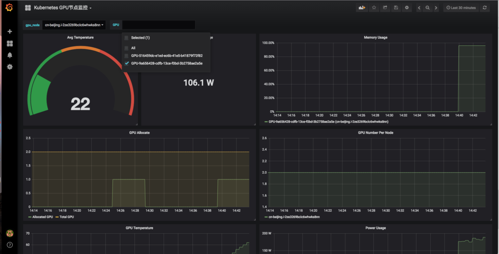 GPU云并行运算主机支持_支持GPU监控的环境约束