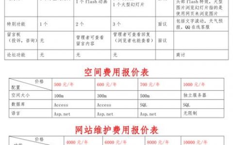 大型网站空间费用_费用