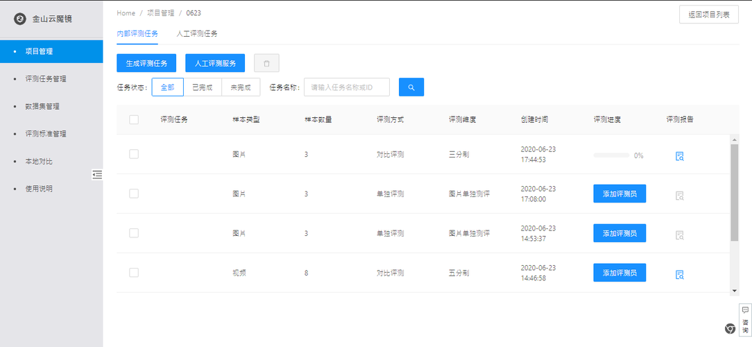 国外空间评测_评测任务
