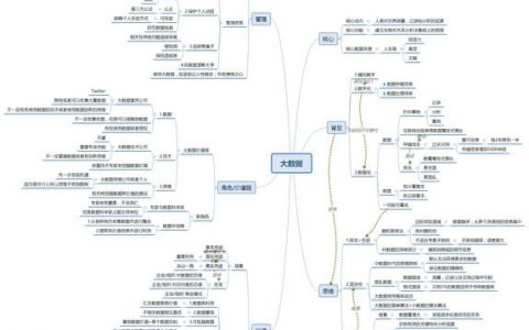 大数据时代的思维_思维导图