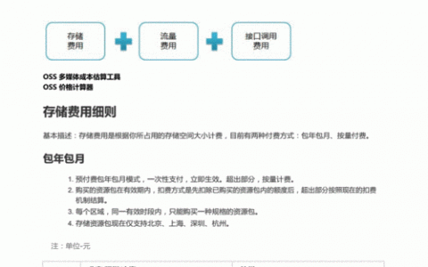 对象存储计费标准_计费标准