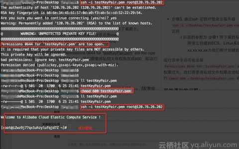 ecs连接linux_使用私钥登录Linux ECS