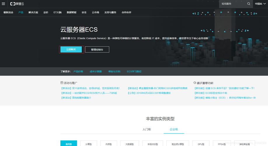 ecs服务器新增公网IP_购买ECS服务器