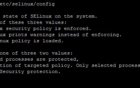 euler selinux策略_关闭SELINUX