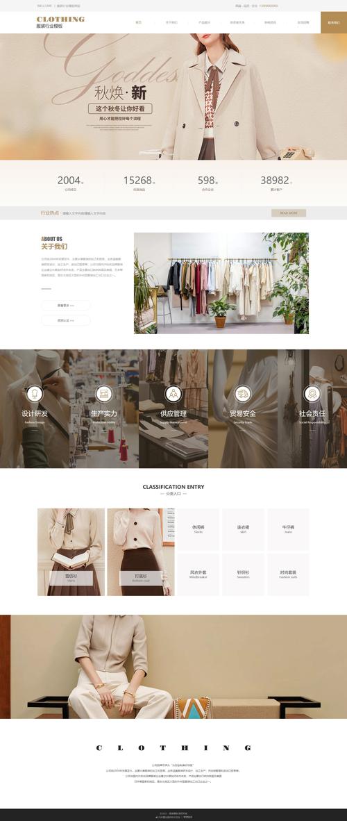 服装品牌网站建设_创建设备