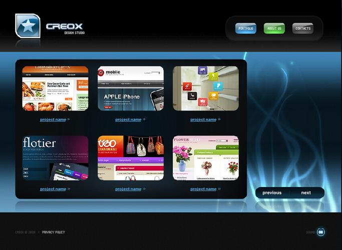 flash网站设计模板_网站模板设置