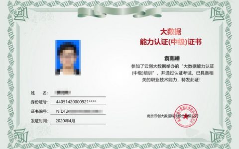 大数据专业有什么证书_微认证证书有什么权益？
