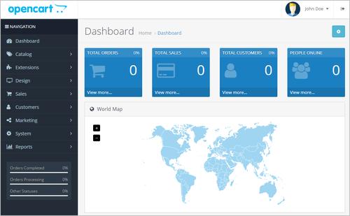 电子商城云数据库_镜像部署OpenCart电子商务网站（Linux）