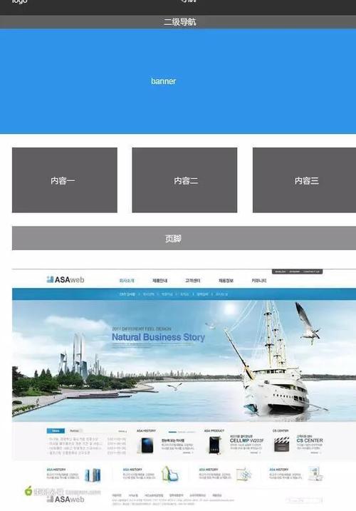 封面型网站布局_新建布局