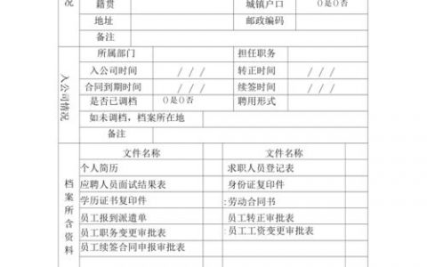 档案网站建设愿景_员工档案