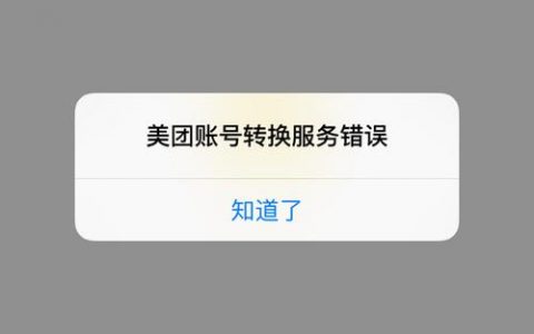 为什么我的美团总是服务器错误