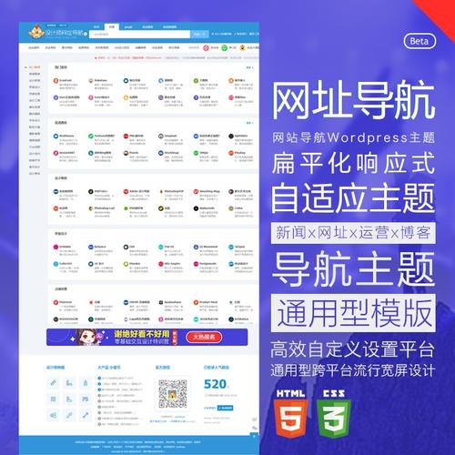 导航网站制作教程_导航