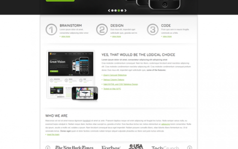 大气手机企业网站_手机网站设置