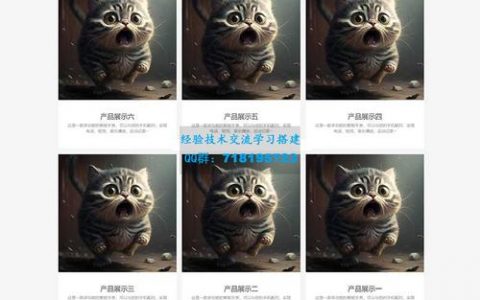 大气产品展示网站源码_源码咨询