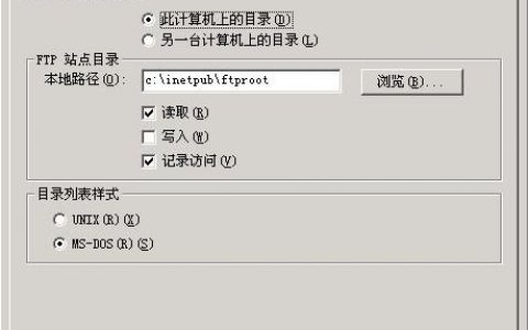 ftp网站建立_FTP