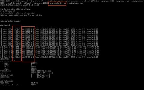 eclipse测试mysql数据库连接_测试自建MySQL性能
