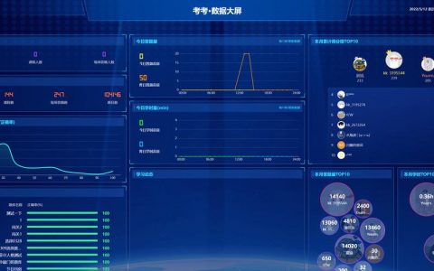 大数据处理技术培训_大屏数据处理应用模板