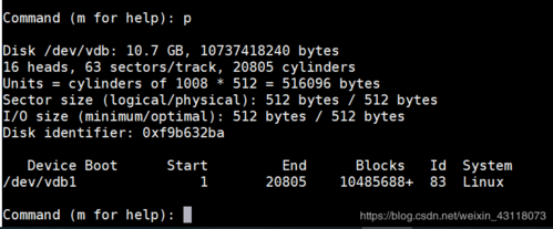 fdisk 扩盘_初始化Linux数据盘（fdisk）