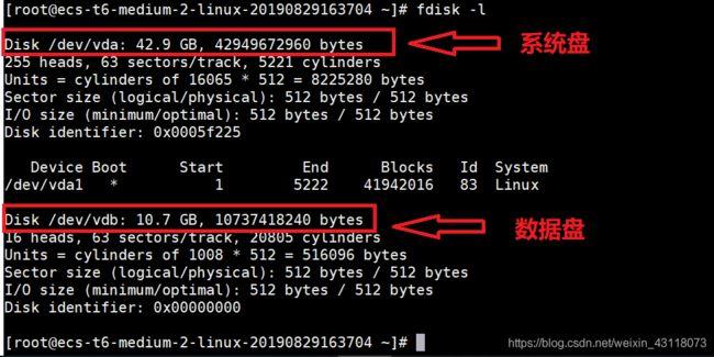 fdisk 扩盘_初始化Linux数据盘（fdisk）