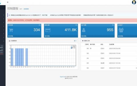 电子商务网站建设与管理_镜像部署OpenCart电子商务网站（Linux）