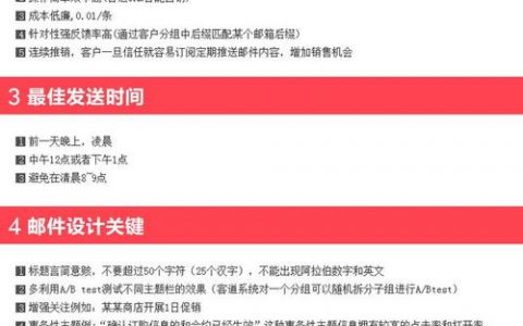 电子邮件营销的三个基本要素_营销任务