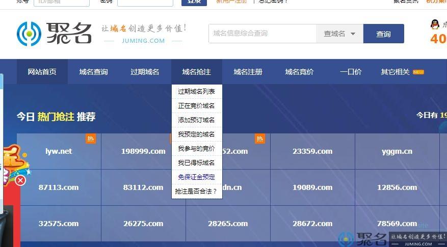 到期域名抢注网站_域名网站检测
