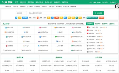 分类目录网站模板_网站模板设置