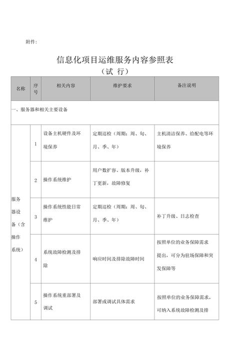 服务器运维都需要做什么项目
