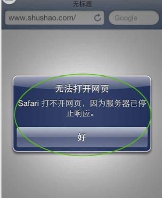 苹果软件找不到服务器是什么原因