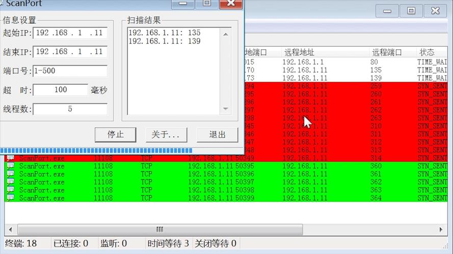 服务器开放端口扫描_对外攻击：端口扫描
