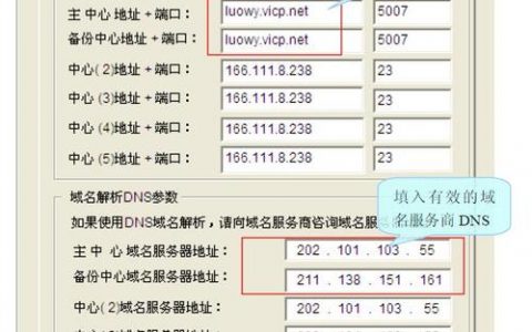 如何正确填写域名服务器地址？