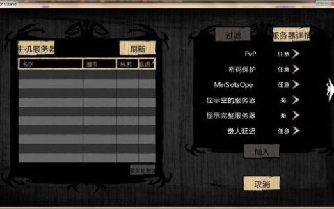 饥荒游戏为何缺少服务器支持？