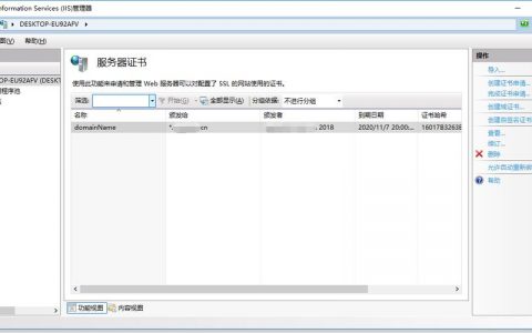 如何正确导入WEB服务器证书到分布式Web服务器中?