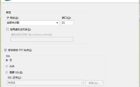 如何正确设置FTP服务器的IP地址？