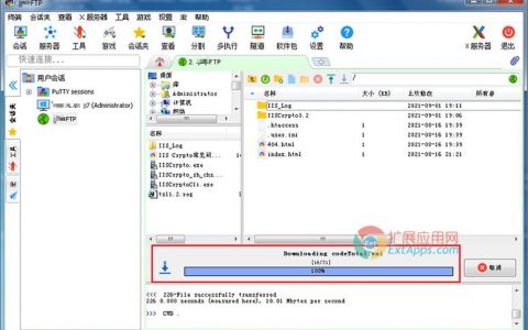 如何通过FTP上传文件夹？