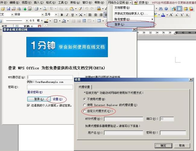 wps里代理服务器是什么意思