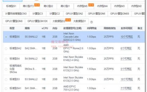 什么是1核2G服务器及其系统特性？