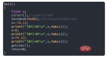 fabs函数 c语言 _C#语言